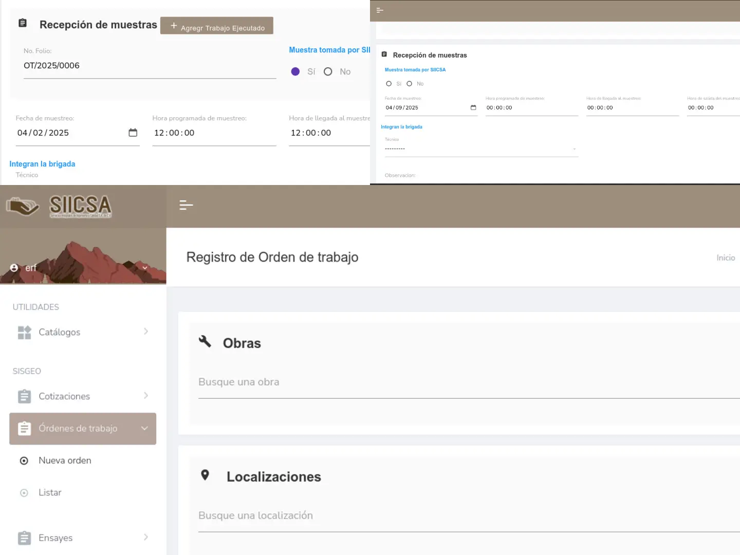 Proyecto Sistema de Control de Calidad de Obras – SIICSA
